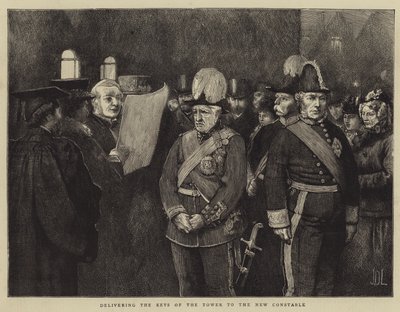 Consegna delle chiavi della Torre al nuovo constabile da James Dromgole Linton